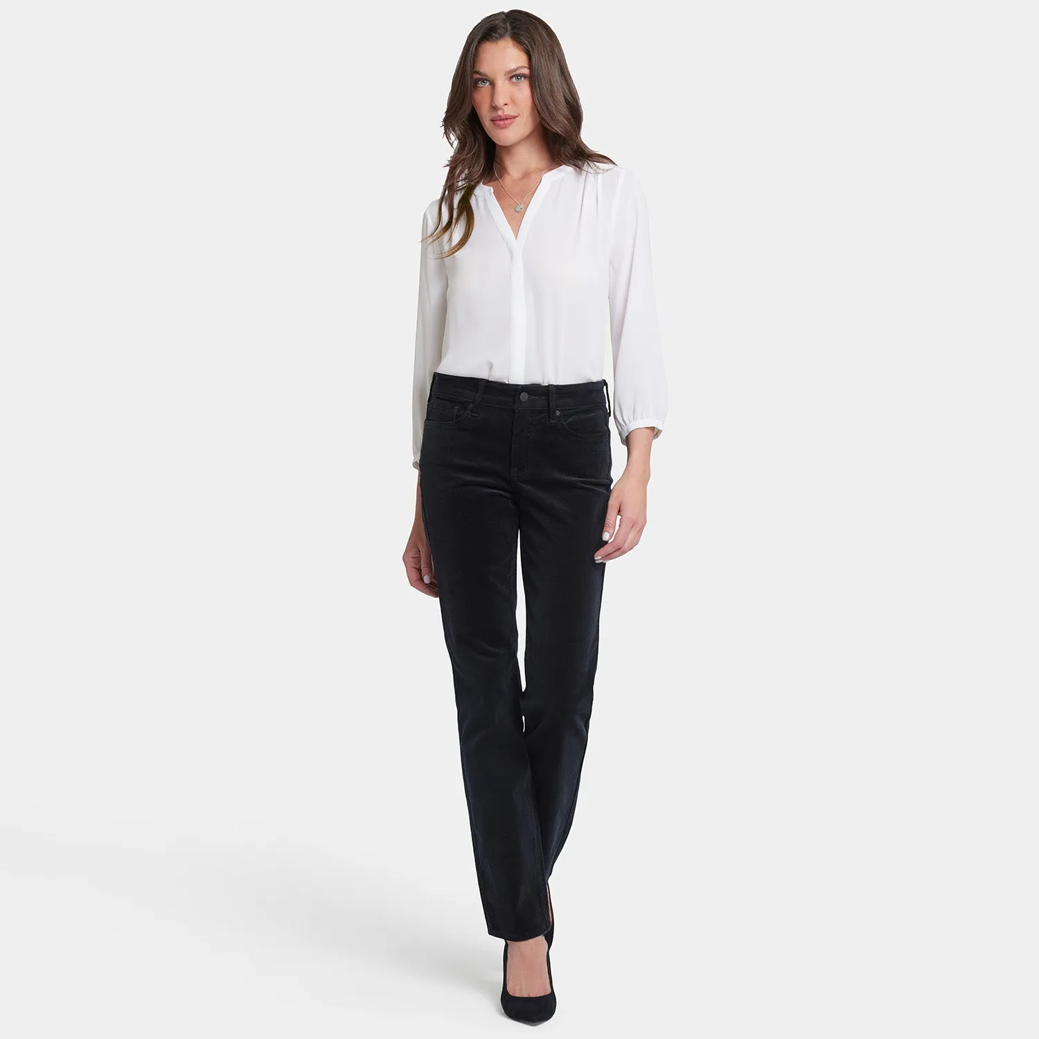 Marilyn Straight Pants - Black