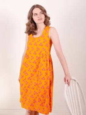 Melody Midi Dress - Floral Trio Marmalade