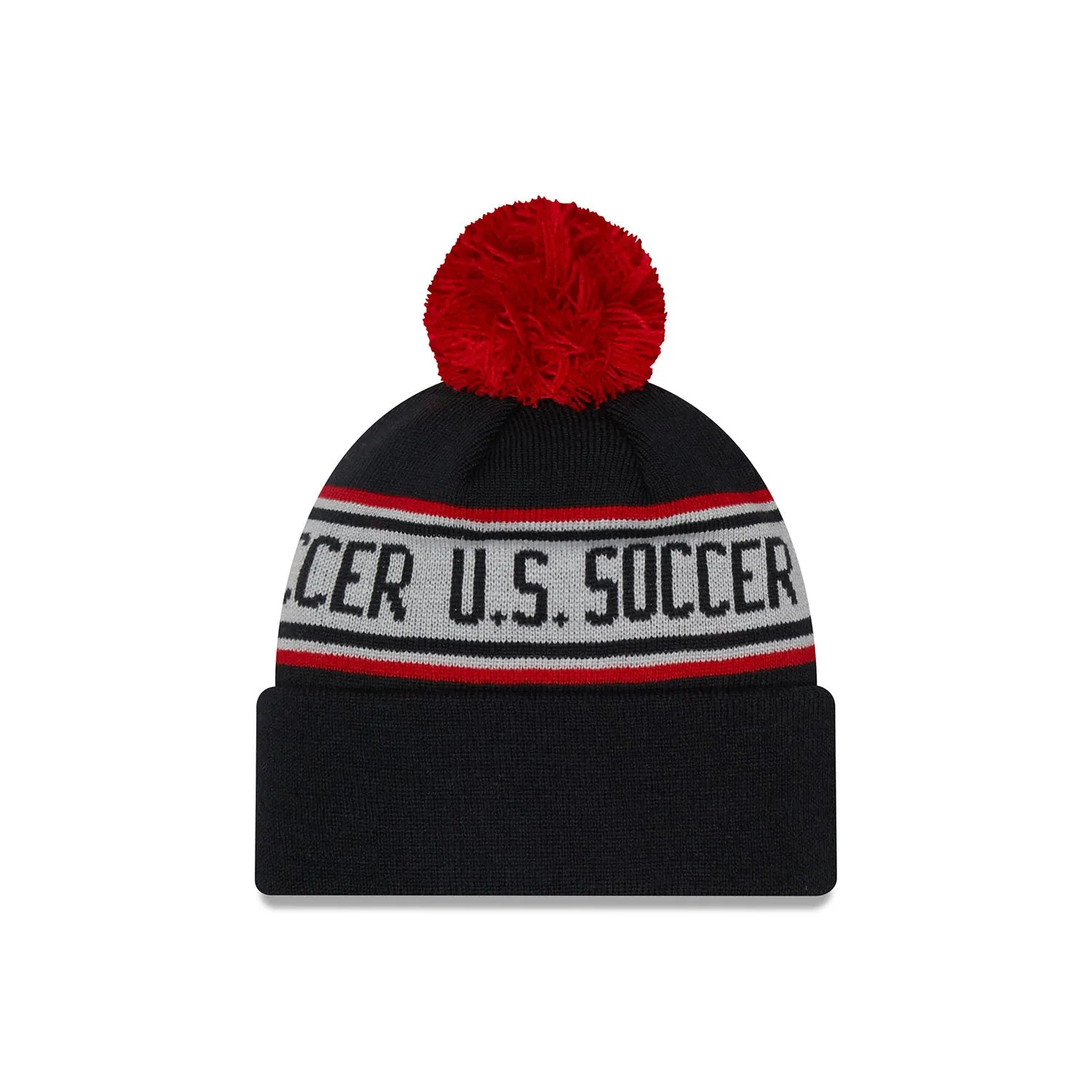 Men's New Era USMNT Knit Repeat Pom Beanie