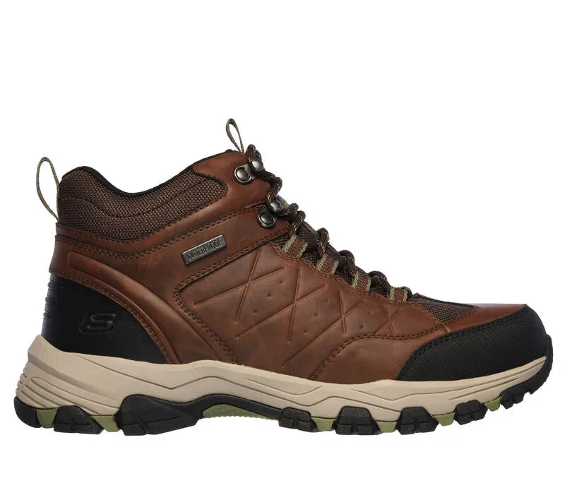 Men's Relaxed Fit Skechers 66283 Selmen Telago Hiking Boots