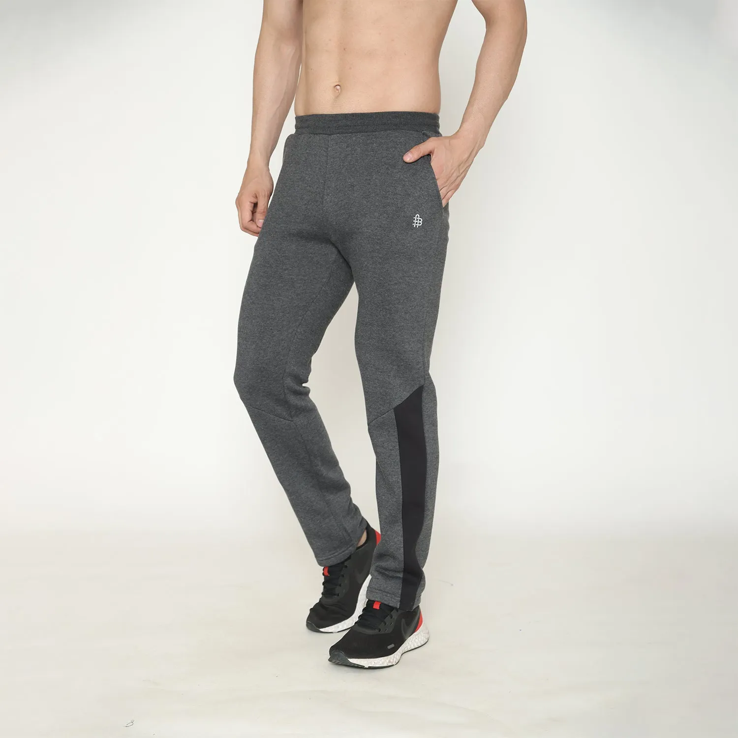 Men's Solid Track Pants - Anthara Mill