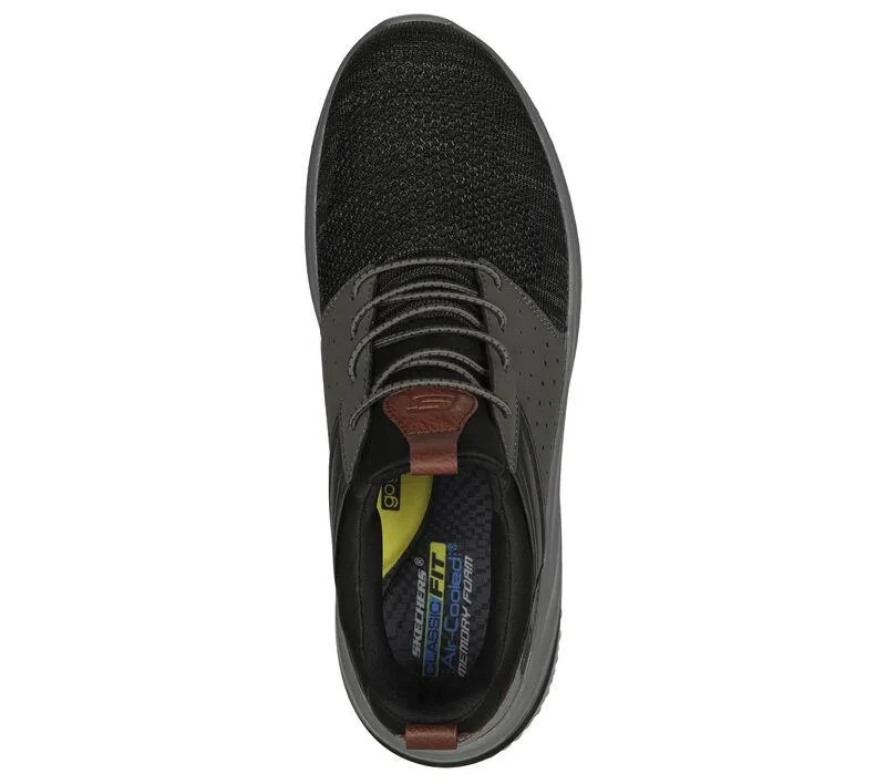 Men's Wide Fit Skechers 210238 Delson 3.0 Cicada Walking Trainers