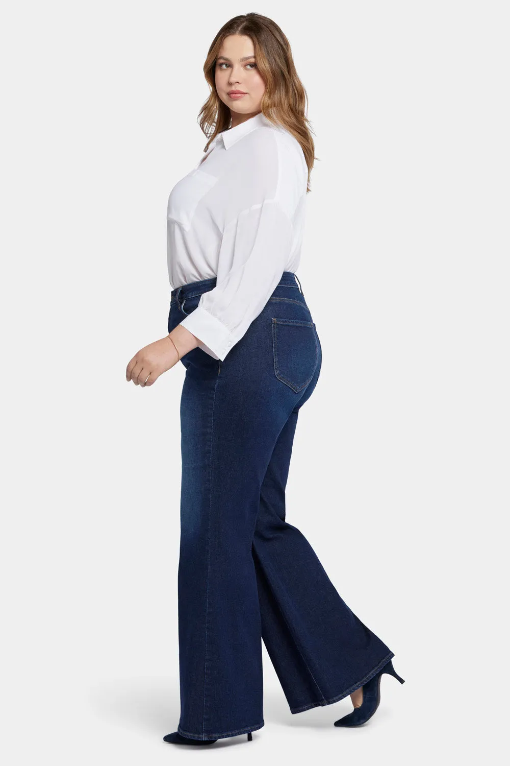 Mia Palazzo Jeans In Plus Size - Northbridge