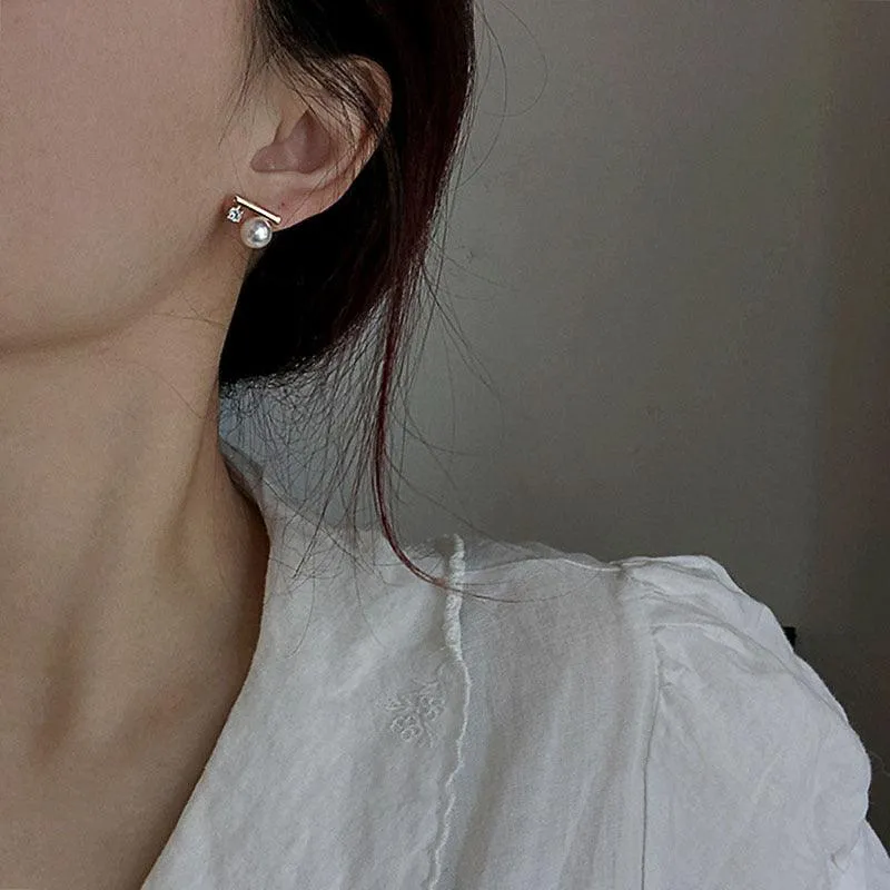 Mini Balance Beam Earring