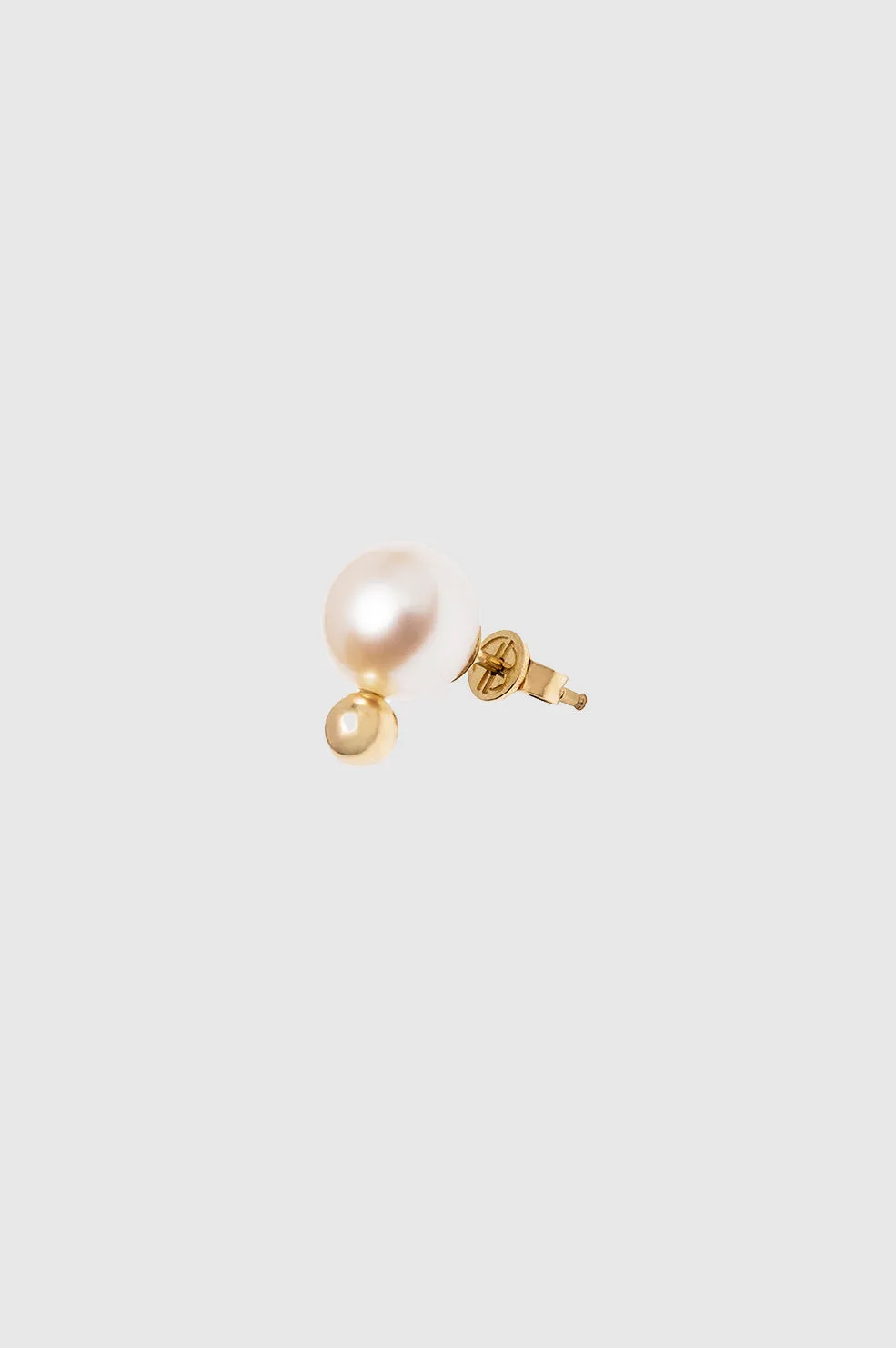 Mini Pearl Ball Studs - 14k Gold