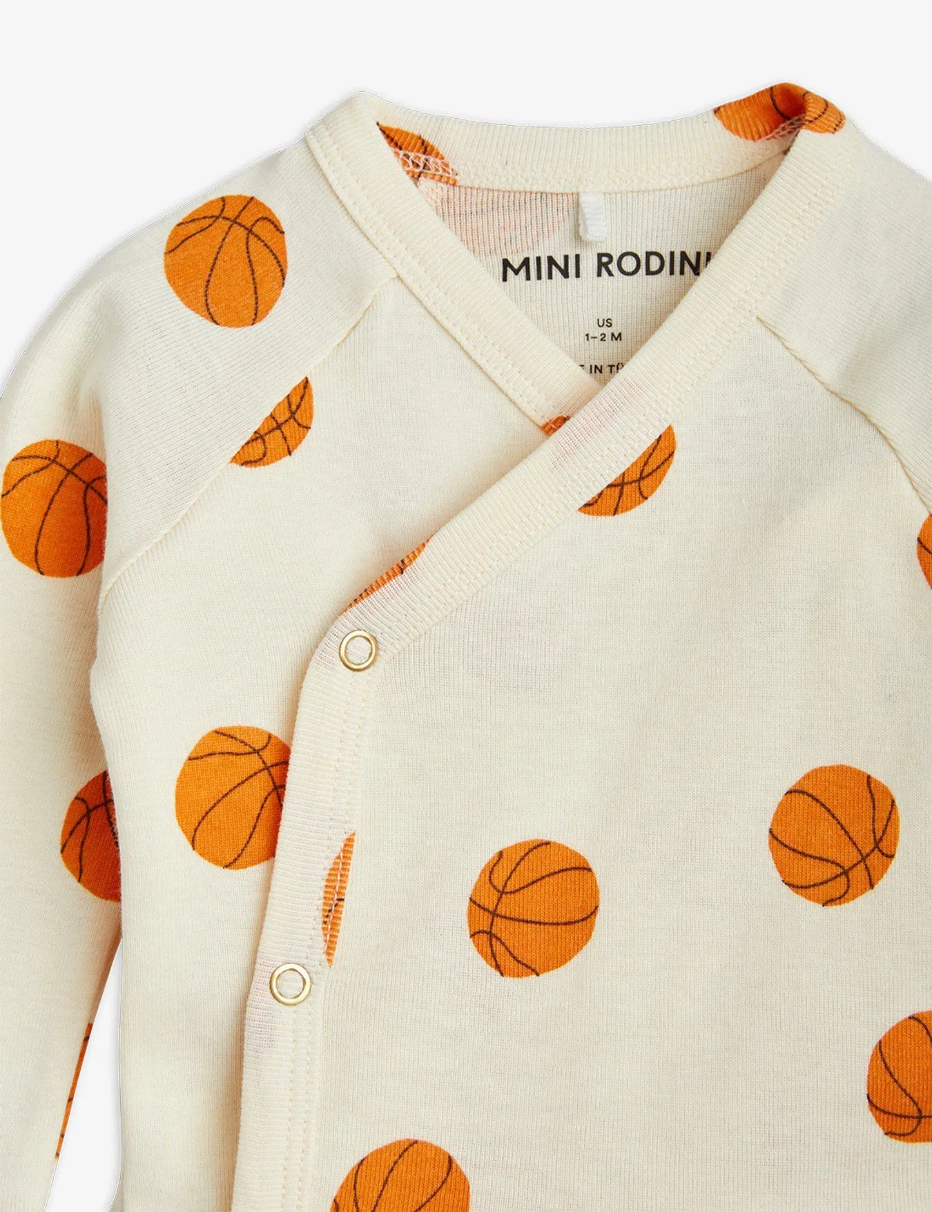 Mini Rodini BASKETBALL WRAP BODYSUIT