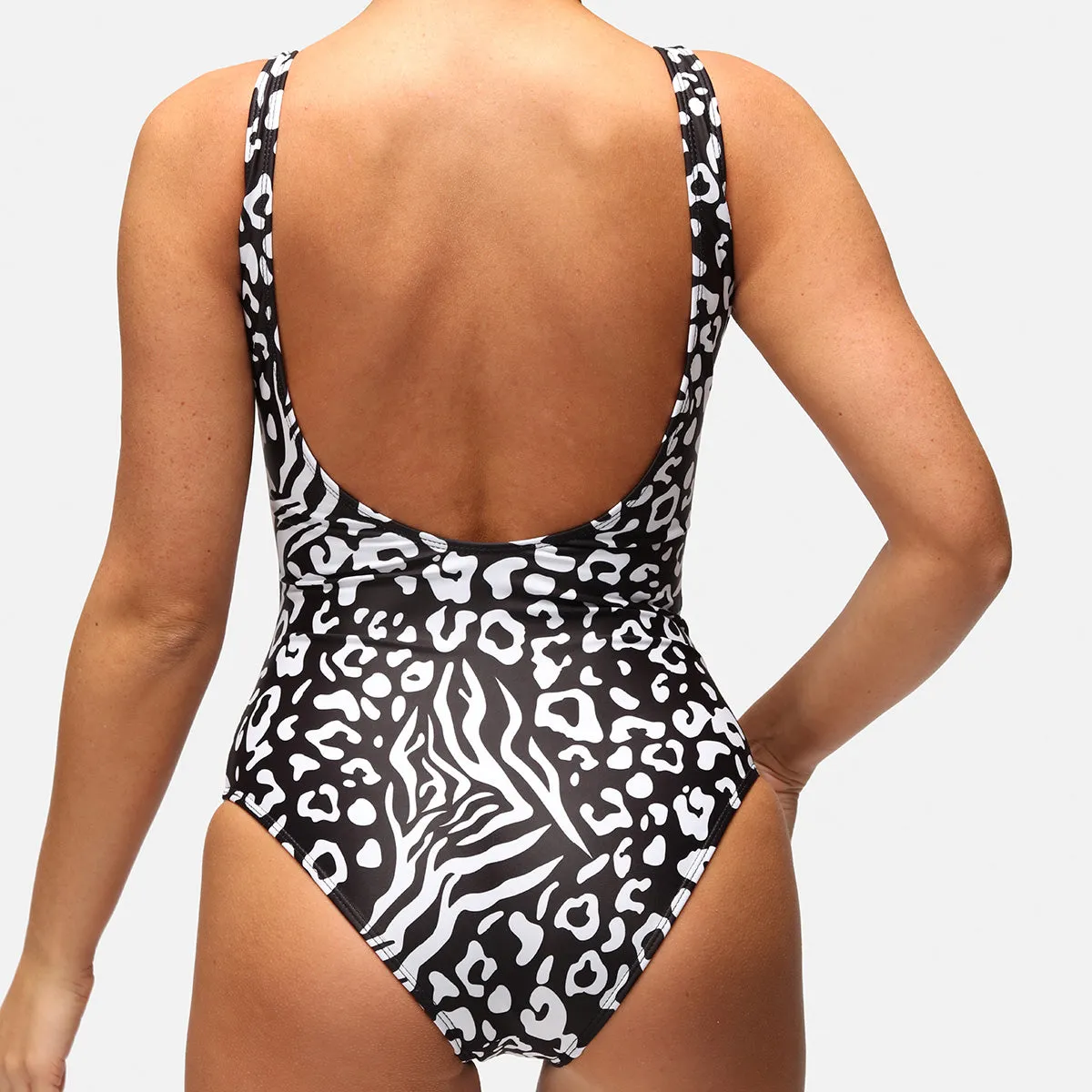 Monochrome Safari Standard Swimsuit