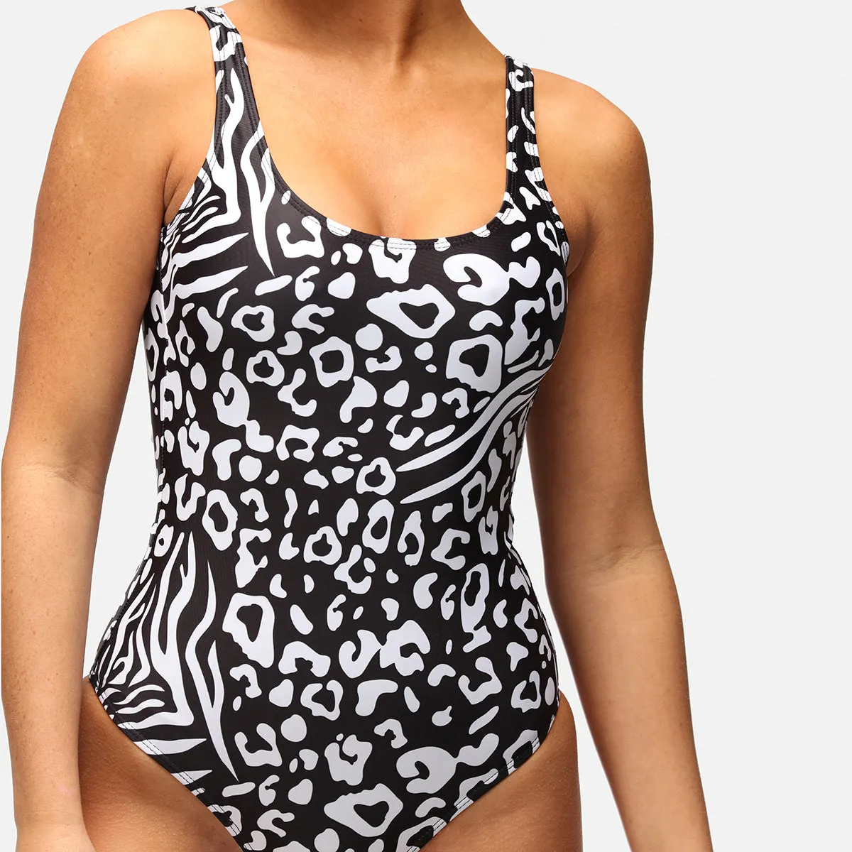 Monochrome Safari Standard Swimsuit