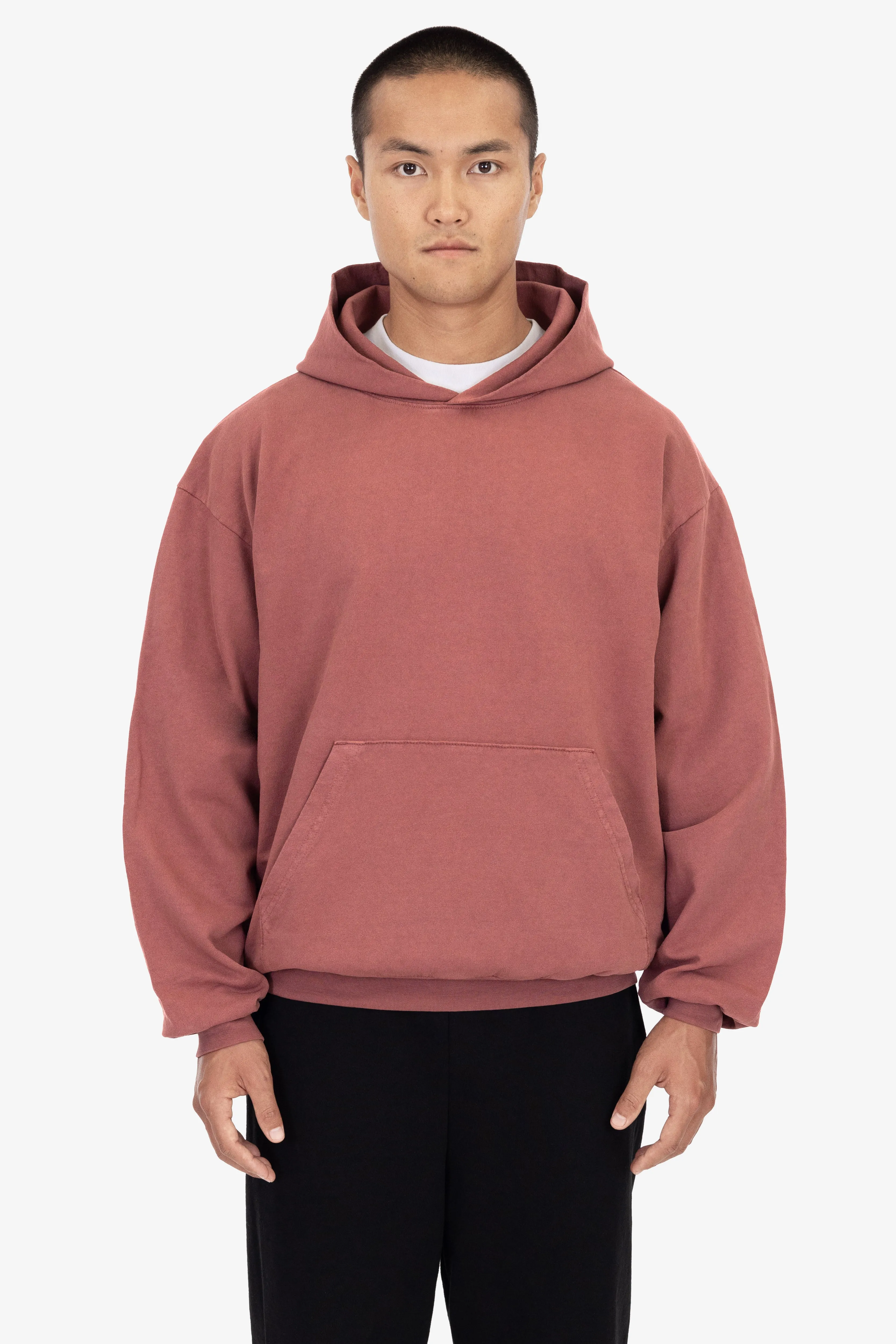 MWT09GD - Long Sleeve Garment Dye French Terry Pullover Hoodie