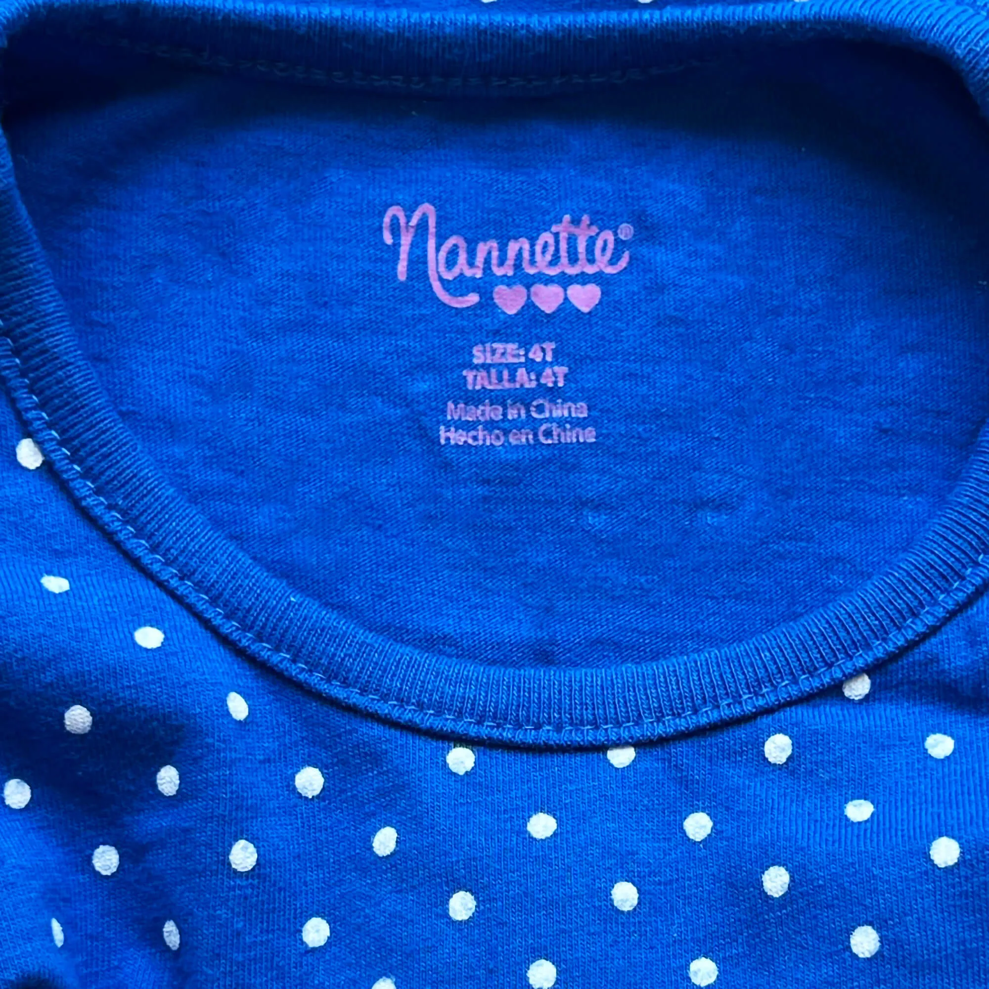 Nannette Polka Dot Sailor Sweetie Dress 4T