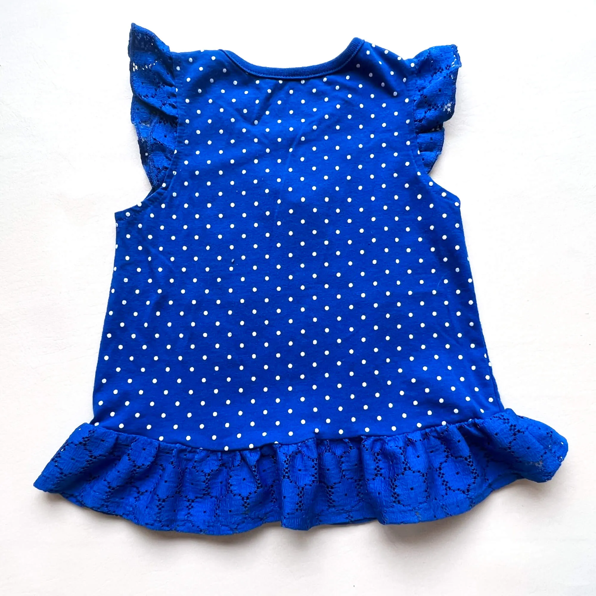 Nannette Polka Dot Sailor Sweetie Dress 4T