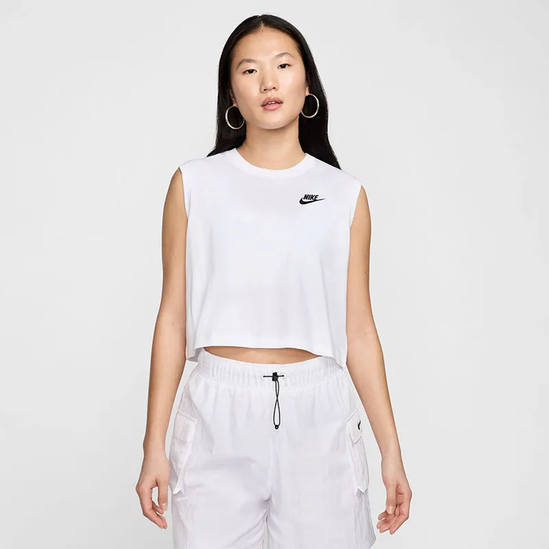 Nike Women's Sportswear Club Sleeveless Cropped Top