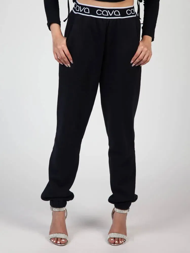 Noir Black Signature Joggers