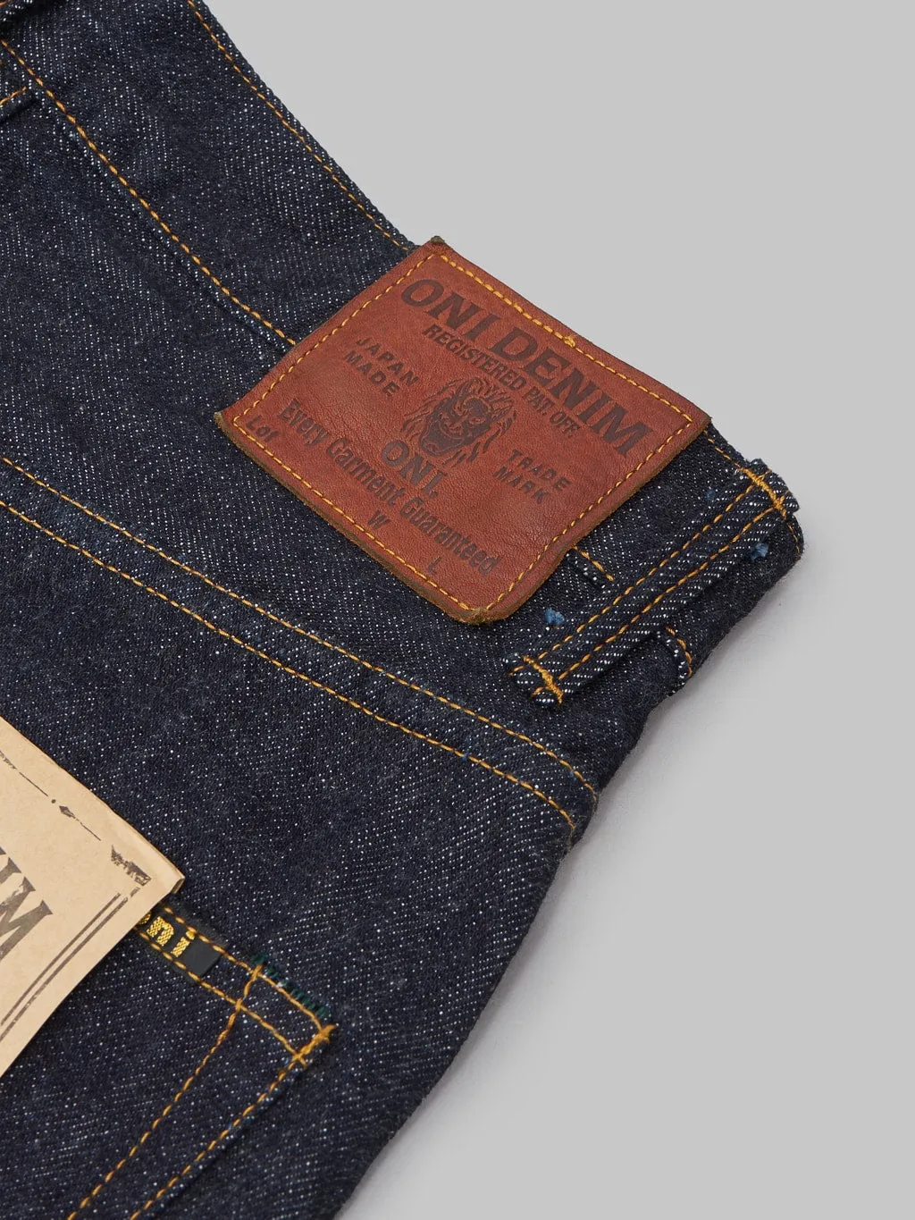 ONI Denim ONI-200 "Low Tension" 15oz Wide Straight Jeans