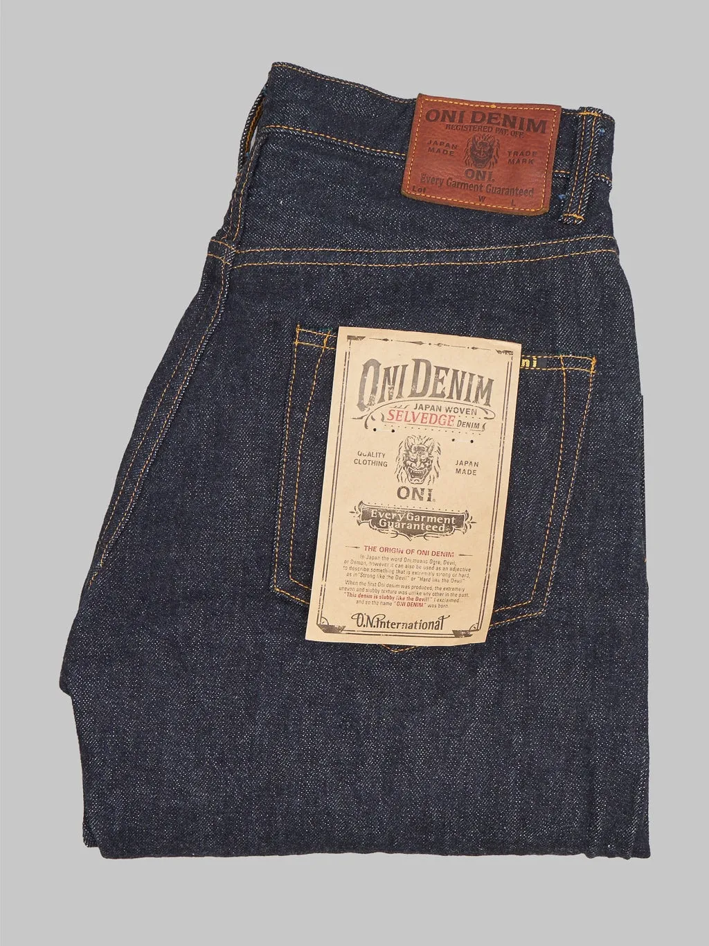 ONI Denim ONI-200 "Low Tension" 15oz Wide Straight Jeans