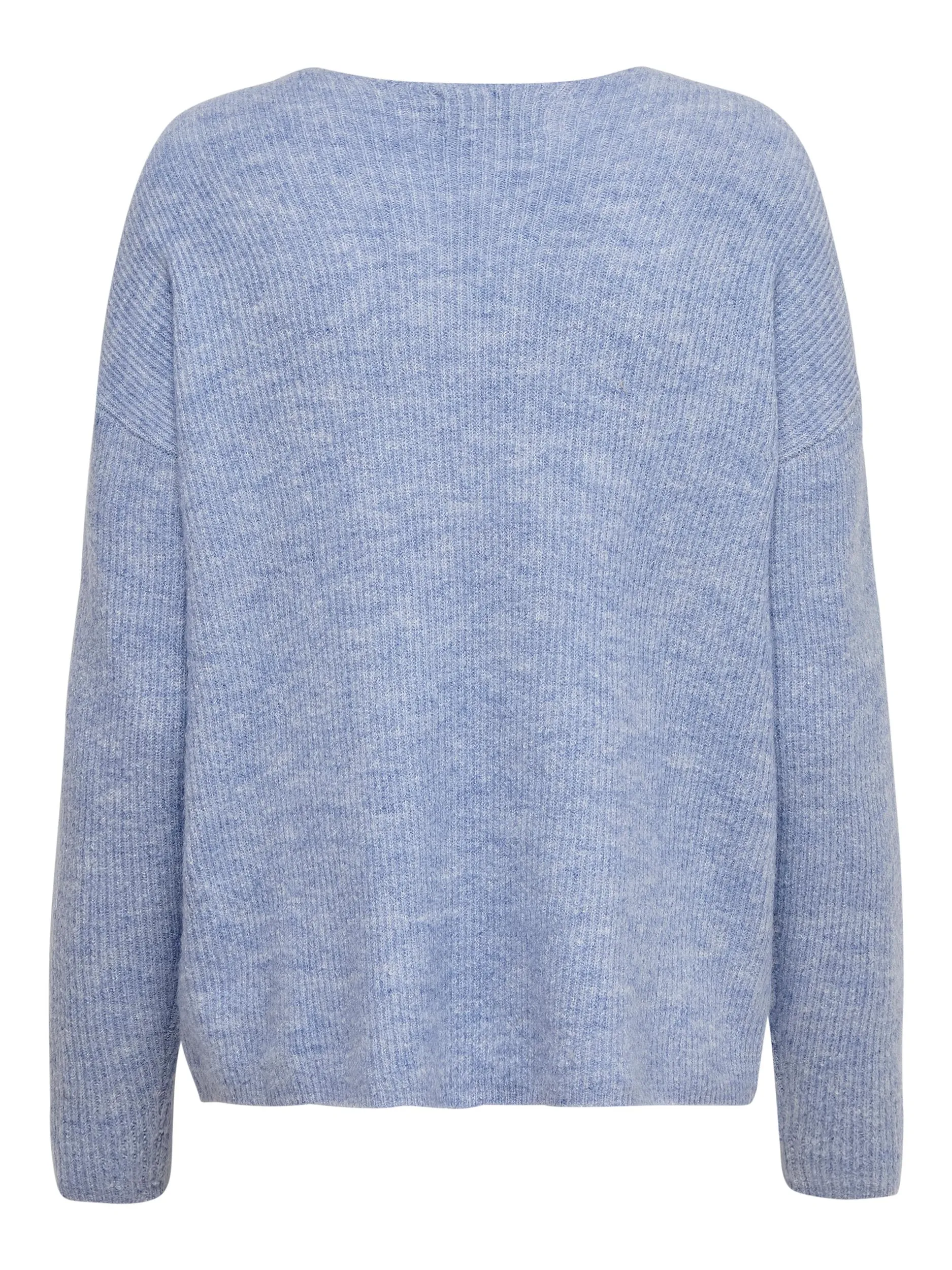 ONLY V-Neck Pullover in Skyway Blue