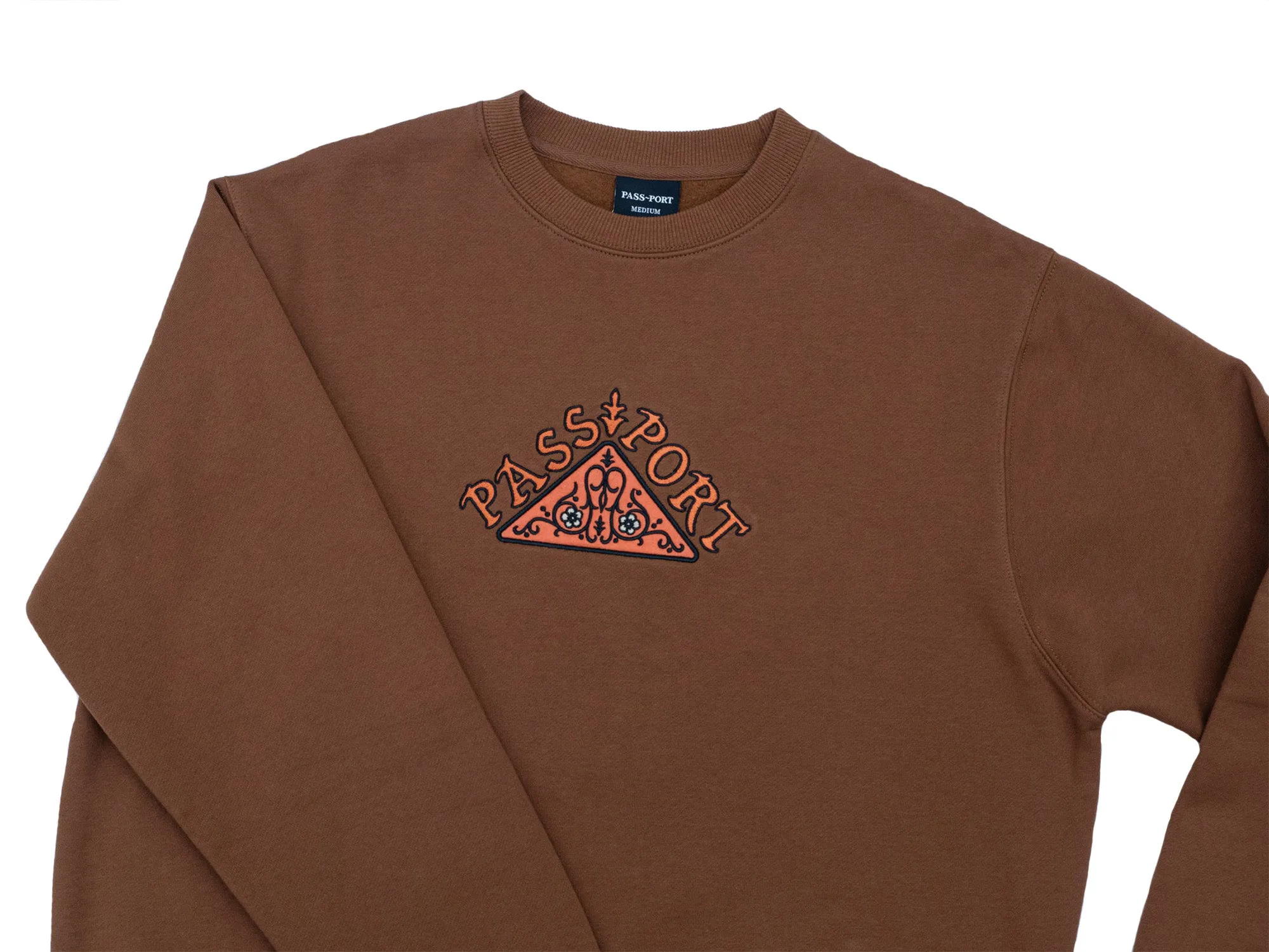 Passport Manuscript Sweater 'Chocolate'