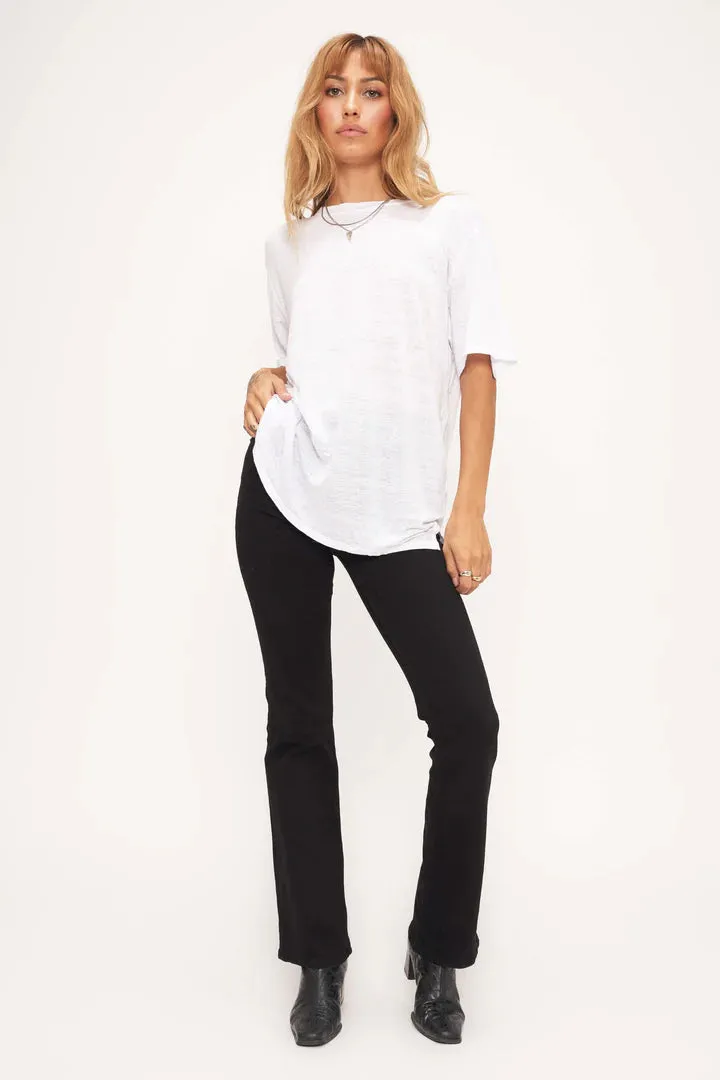 Project Social T Edie Linen Boyfriend Tee