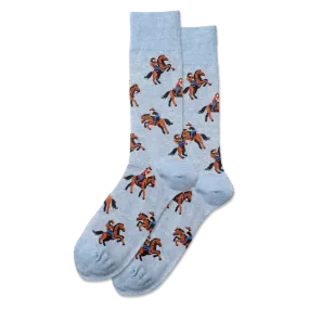 "Cowboy" Cotton Crew Socks by Hot Sox