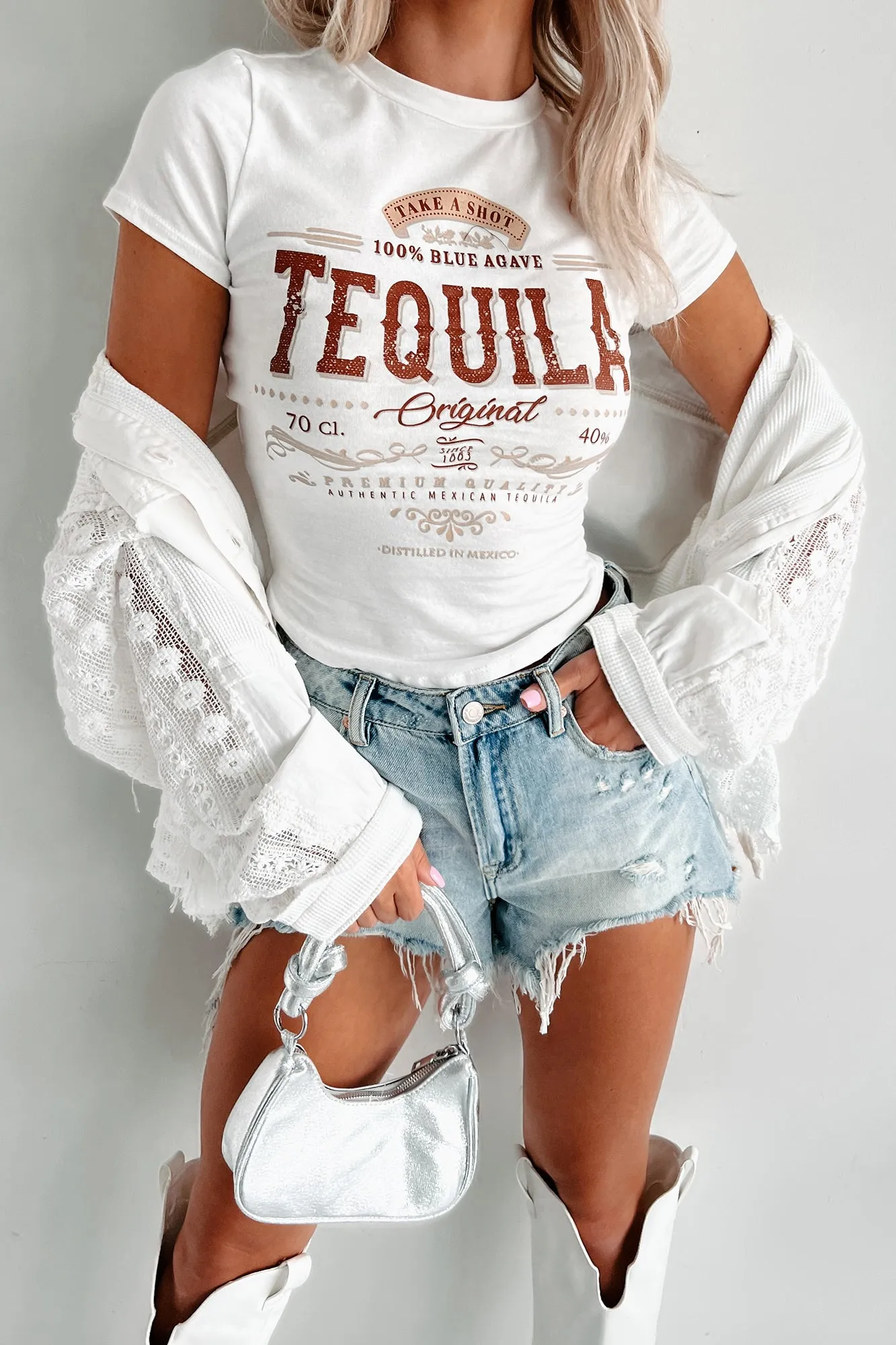 "Tequila Original" Graphic Tee (Ivory)