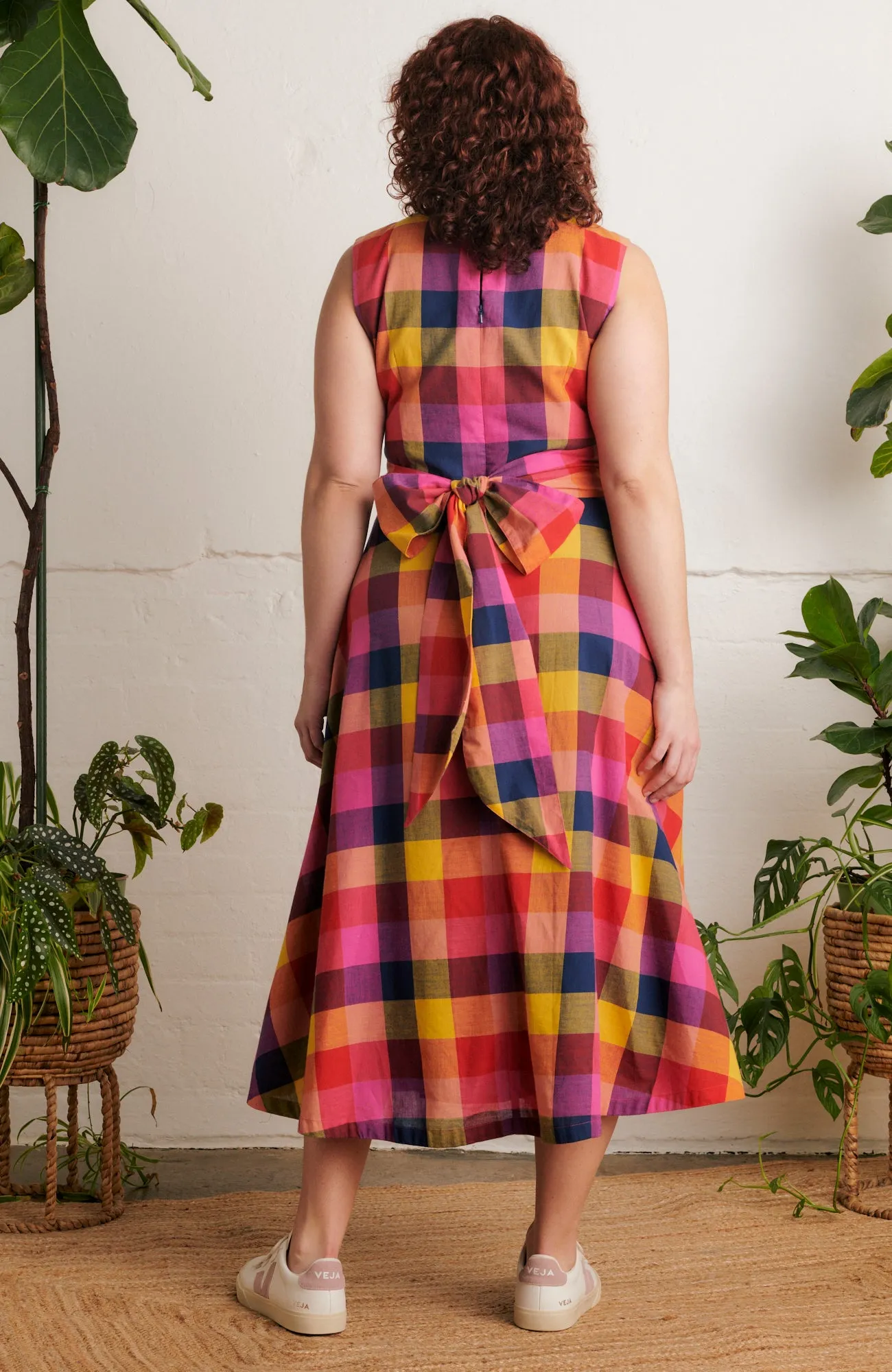 Roberta Jaipur Plaid Dress