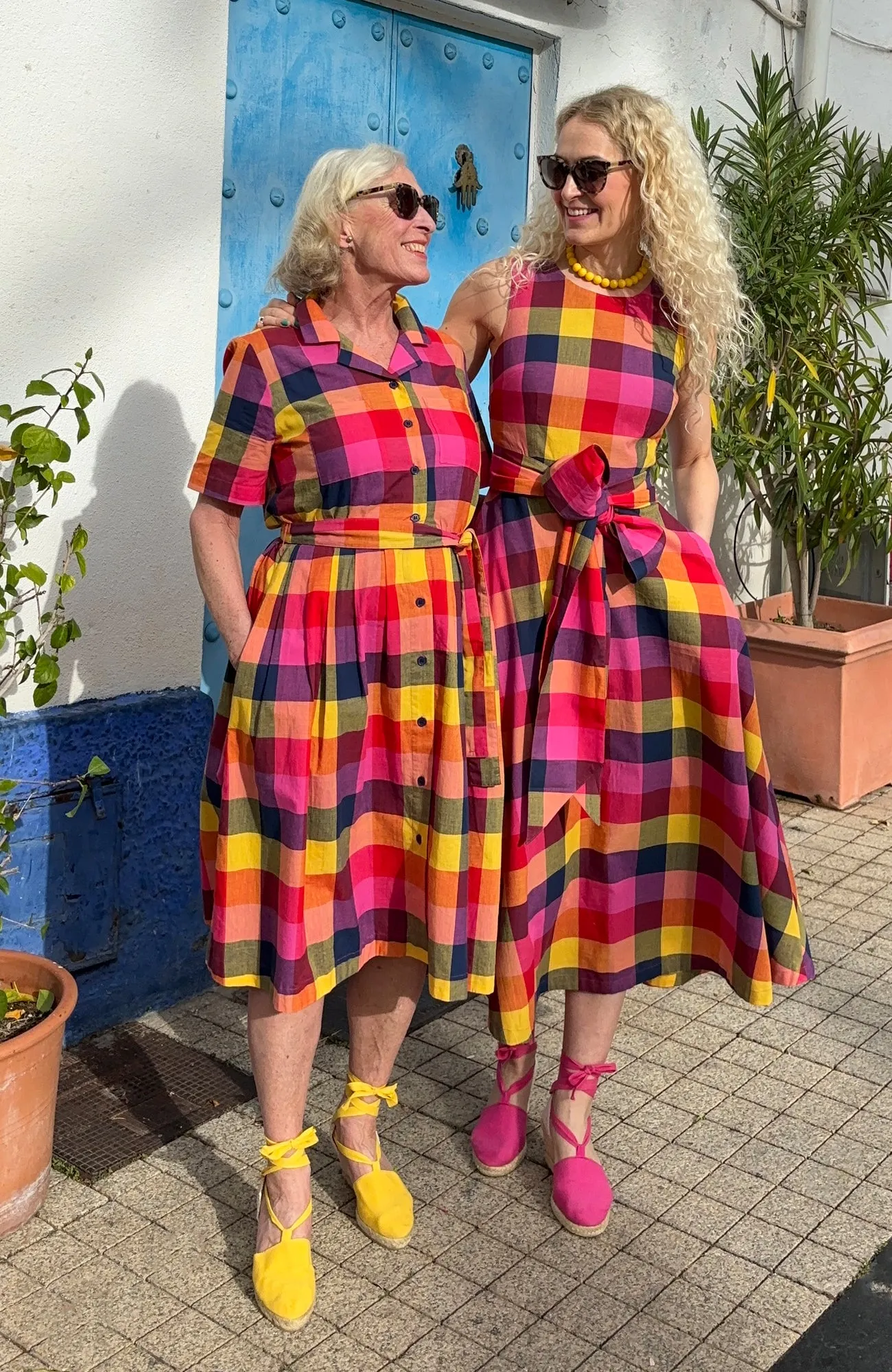 Roberta Jaipur Plaid Dress