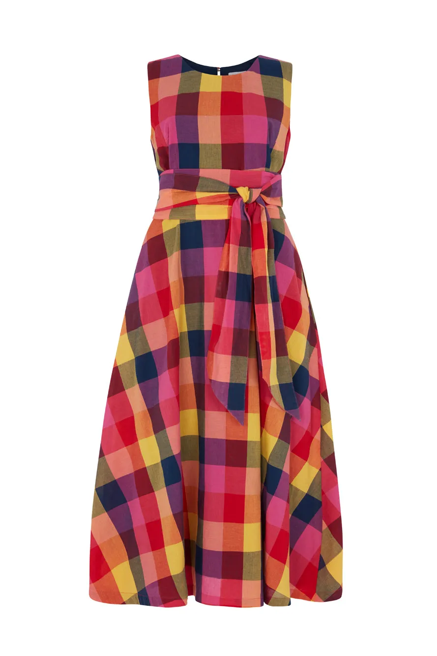 Roberta Jaipur Plaid Dress