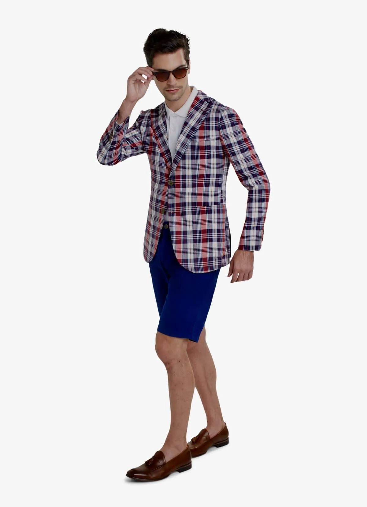 Saint Tropez Red Check