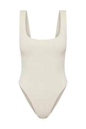 Sardinia Bodysuit - Ivory Rib