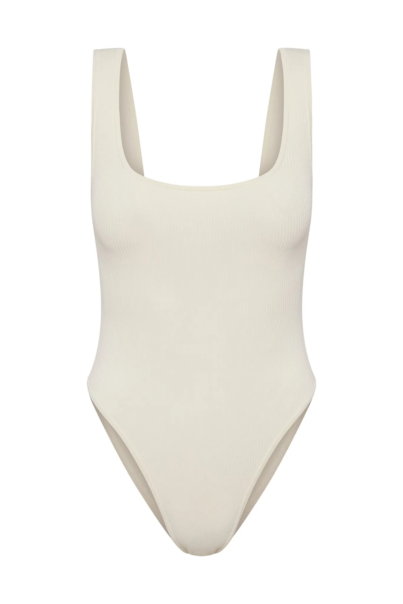 Sardinia Bodysuit - Ivory Rib