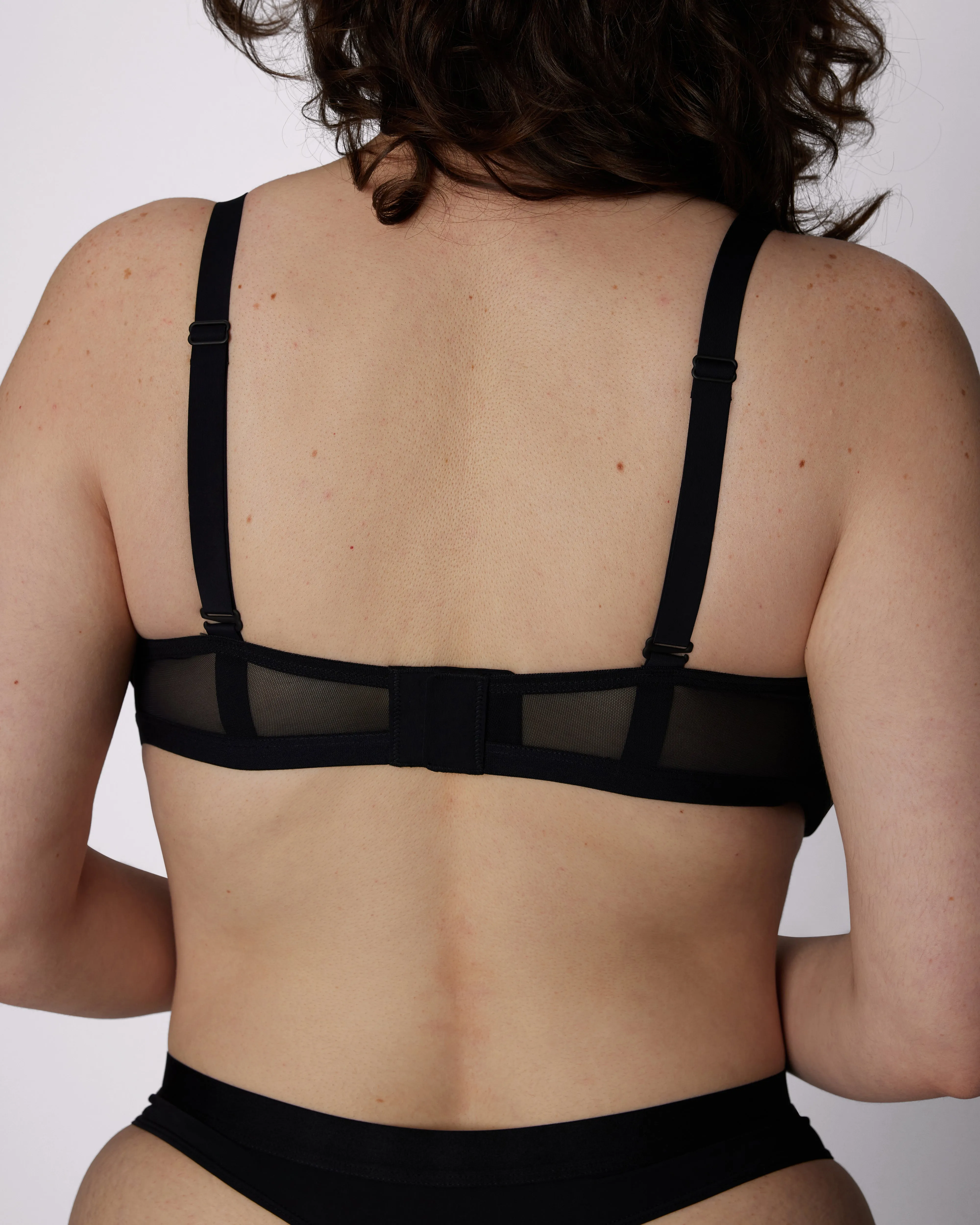 Sheer Comfort Balconette Bra | Silky Mesh | Archive (Eightball)