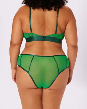 Sheer Sculpt Pop High Rise Cheeky | Silky Mesh (June Bug)