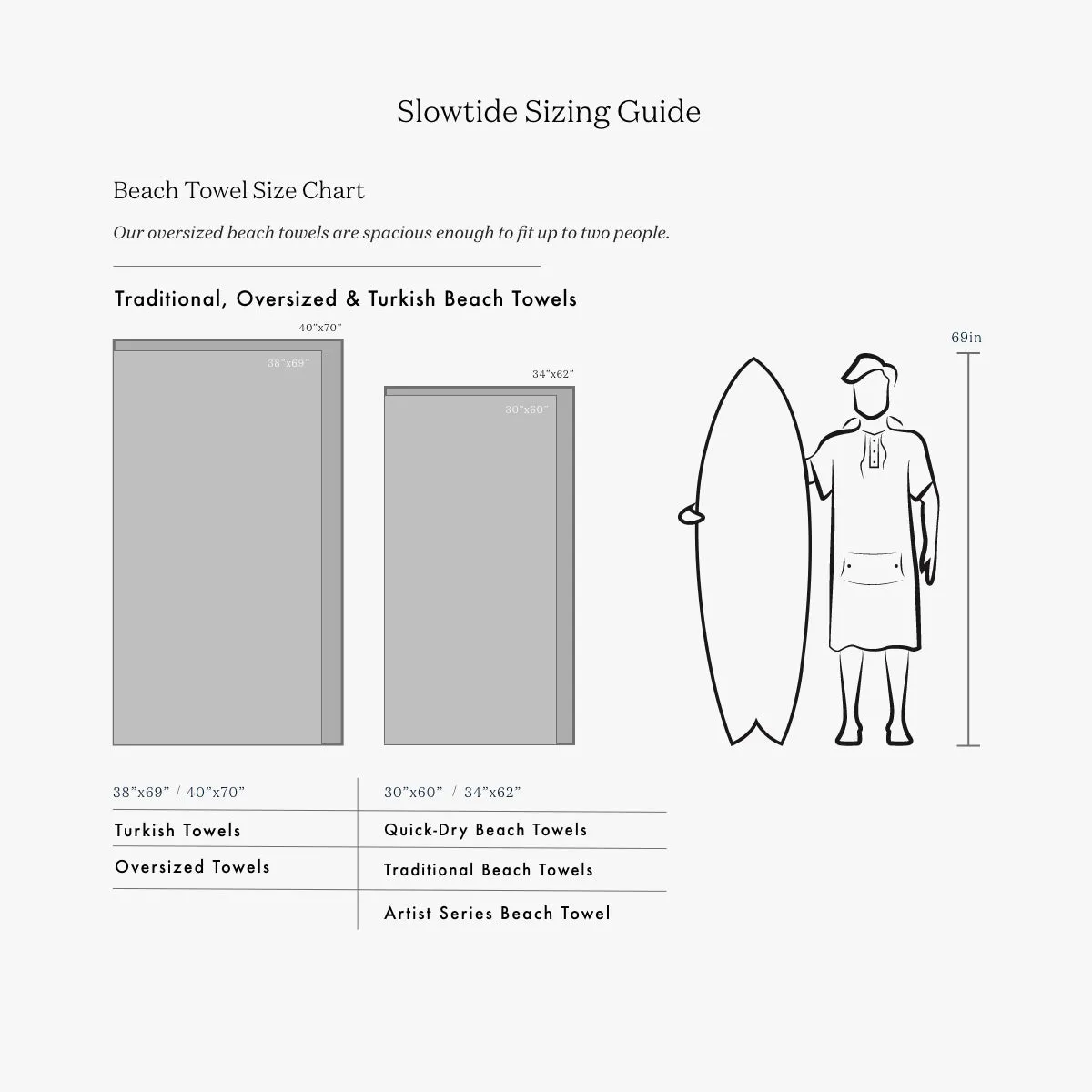 SLOWTIDE RAINA TOWEL