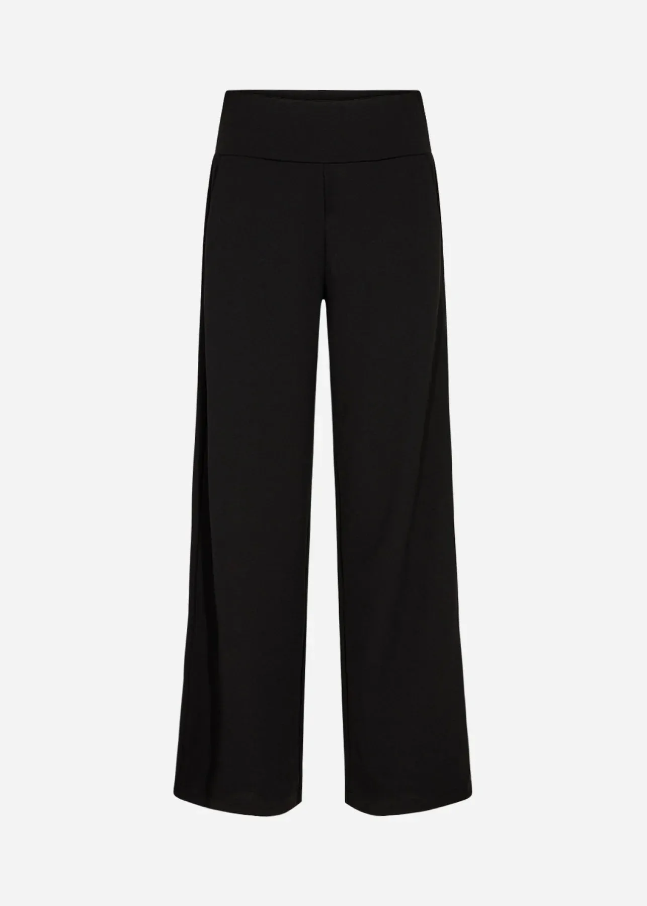 Soyaconcept Siham Classic Black Wide Leg Trousers