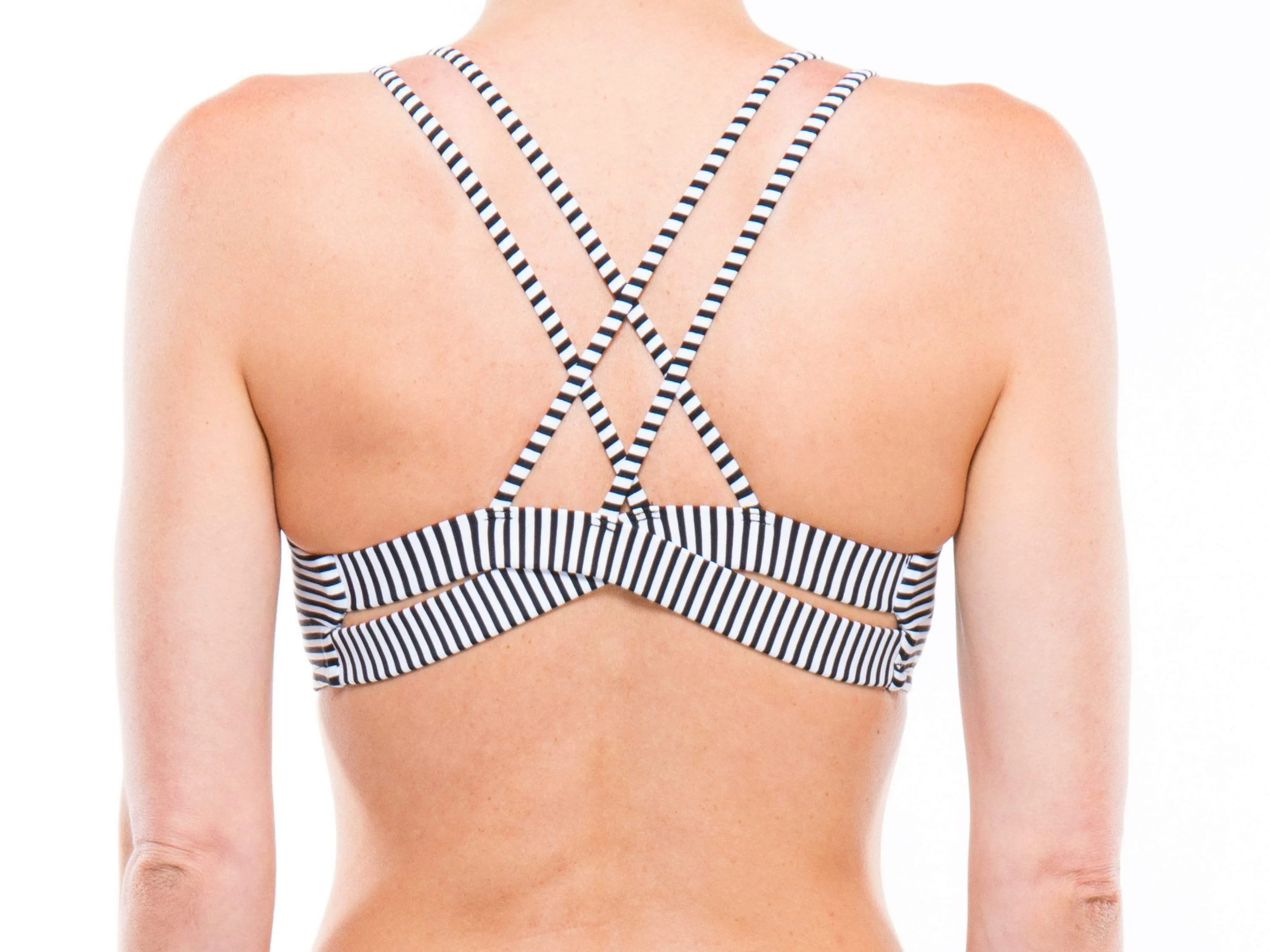 Stripe | X Strap Bralette