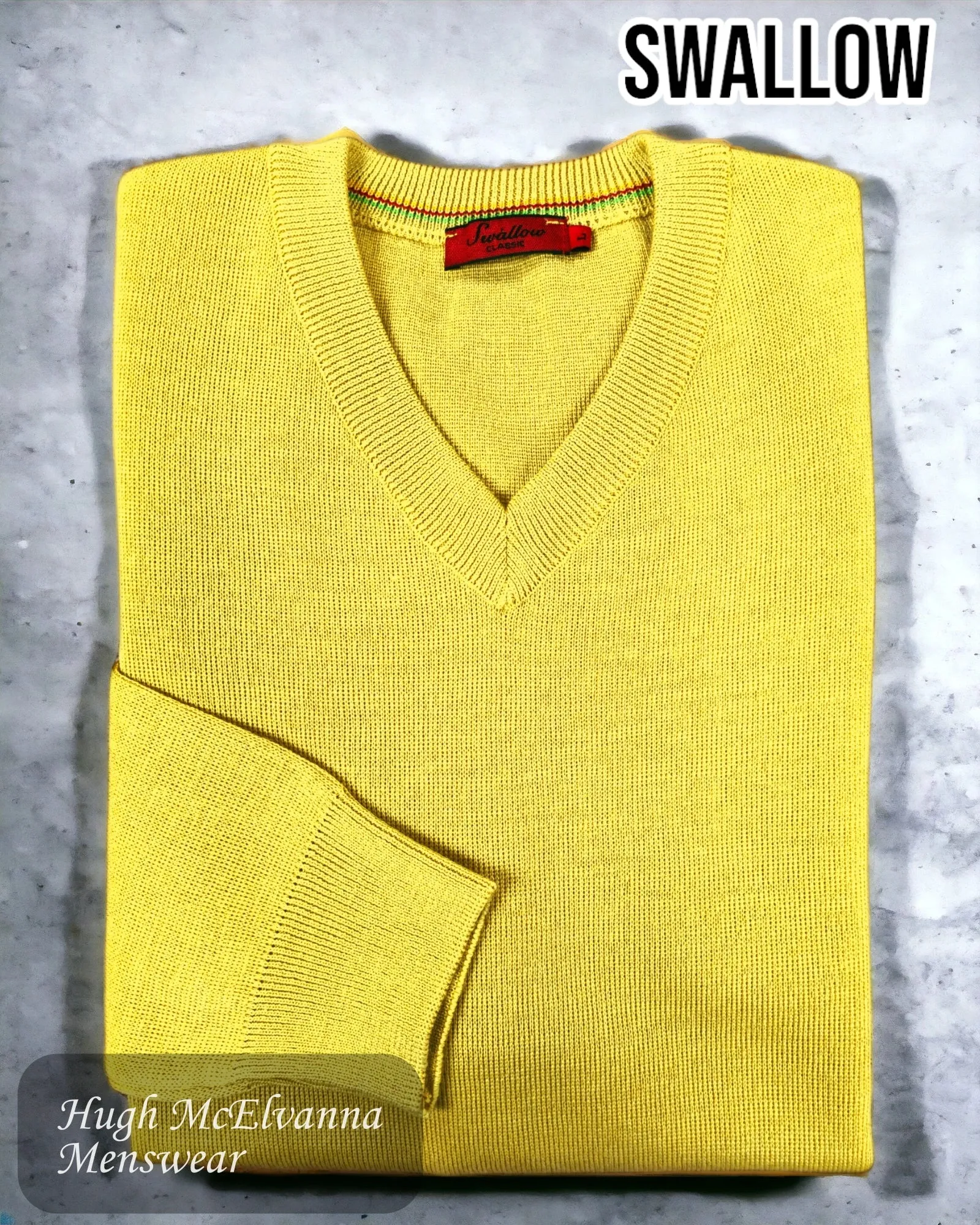 Swallow GOLD 10GG V-Neck Pullover