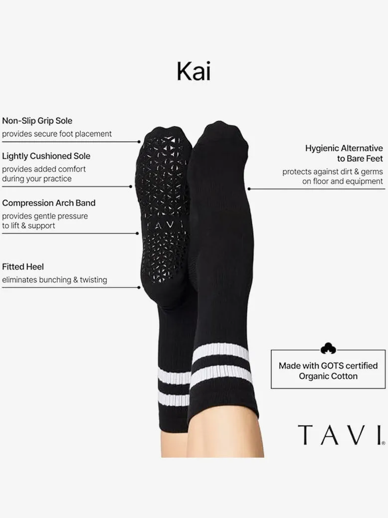 Tavi Noir Kai Grip Socks - Magma Stripe