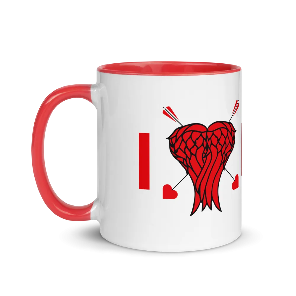 The Walking Dead I Heart Daryl Two-Tone Mug