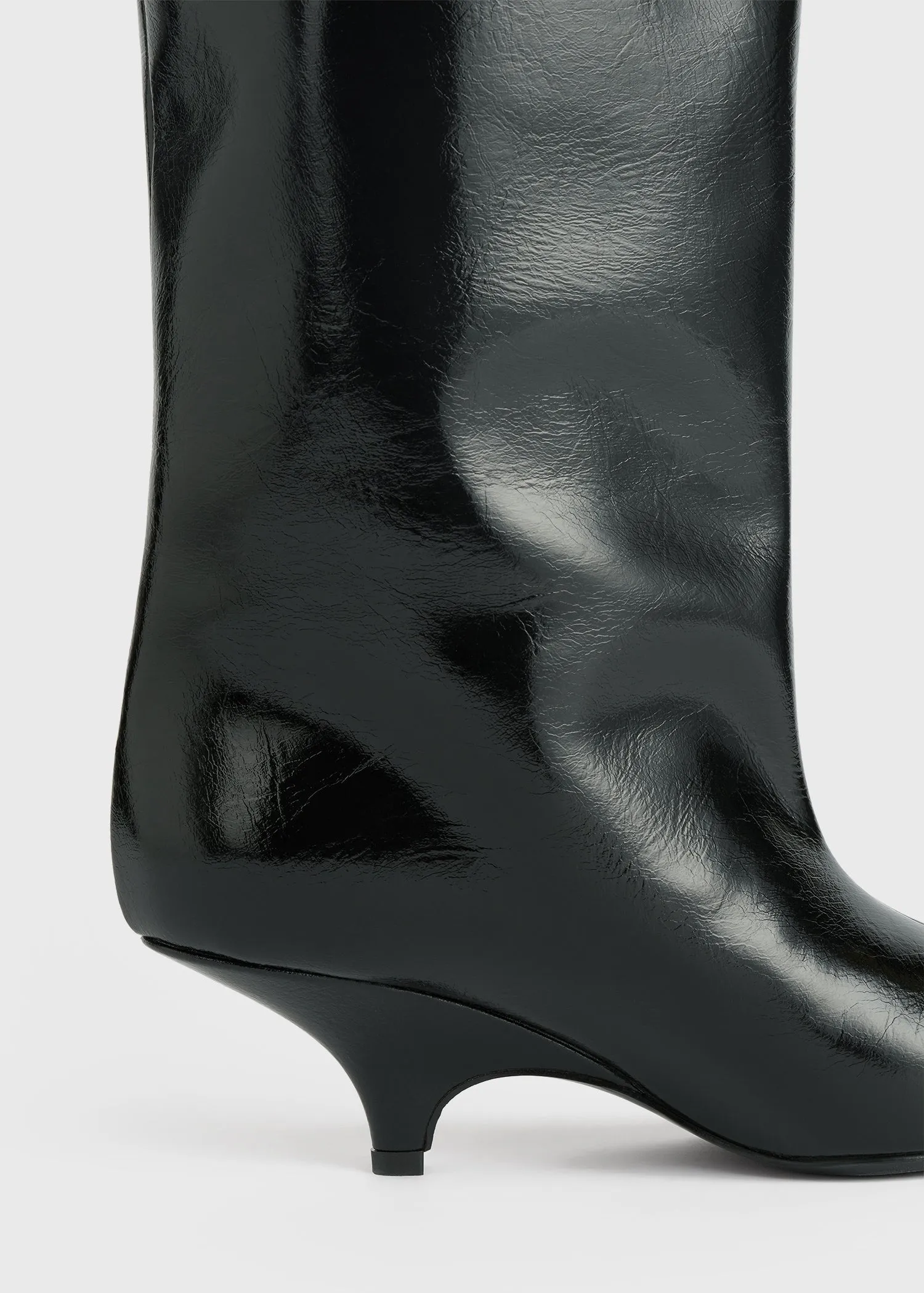 The Wedge-Heel Boot black