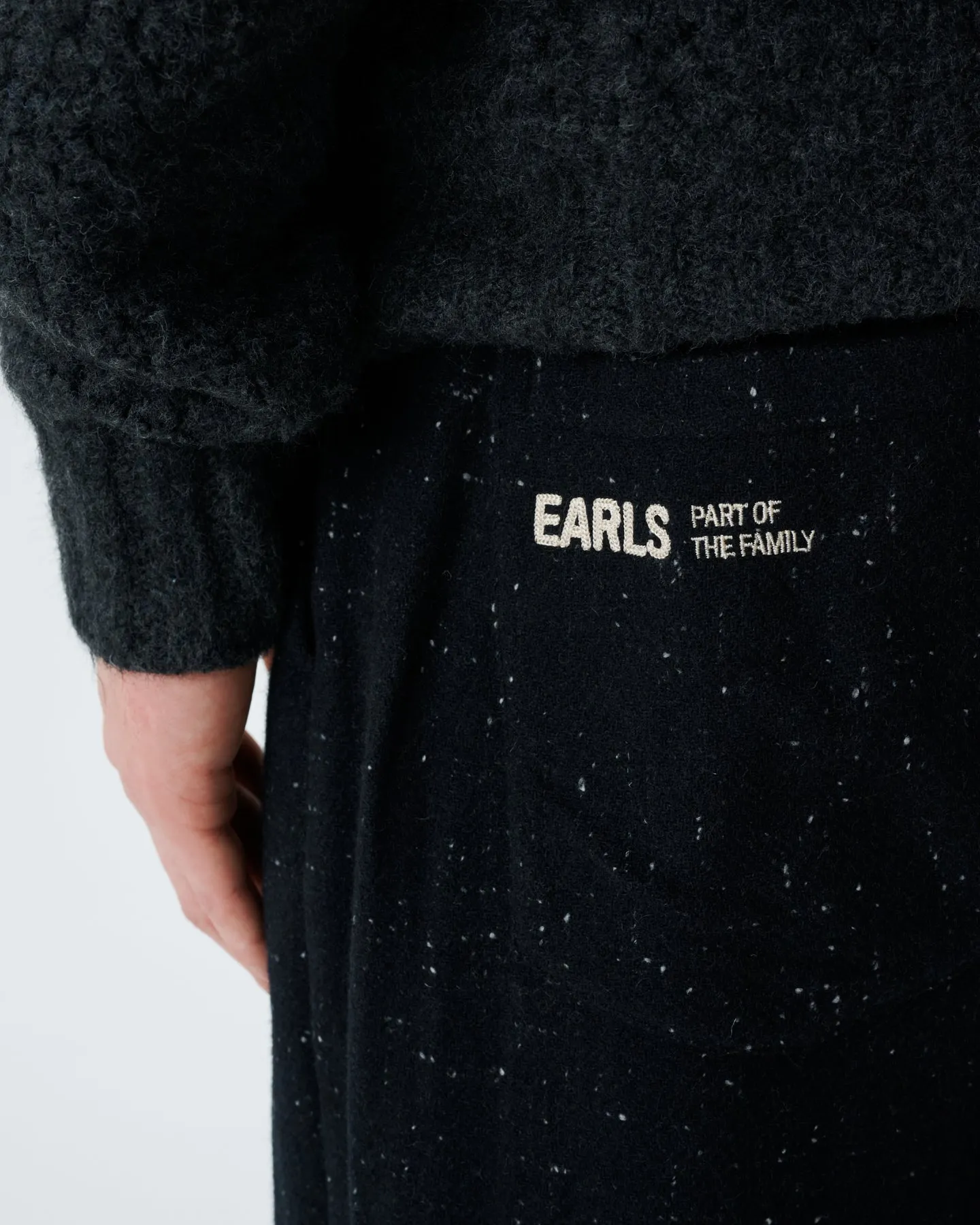 Wool Easy Pant - Coal