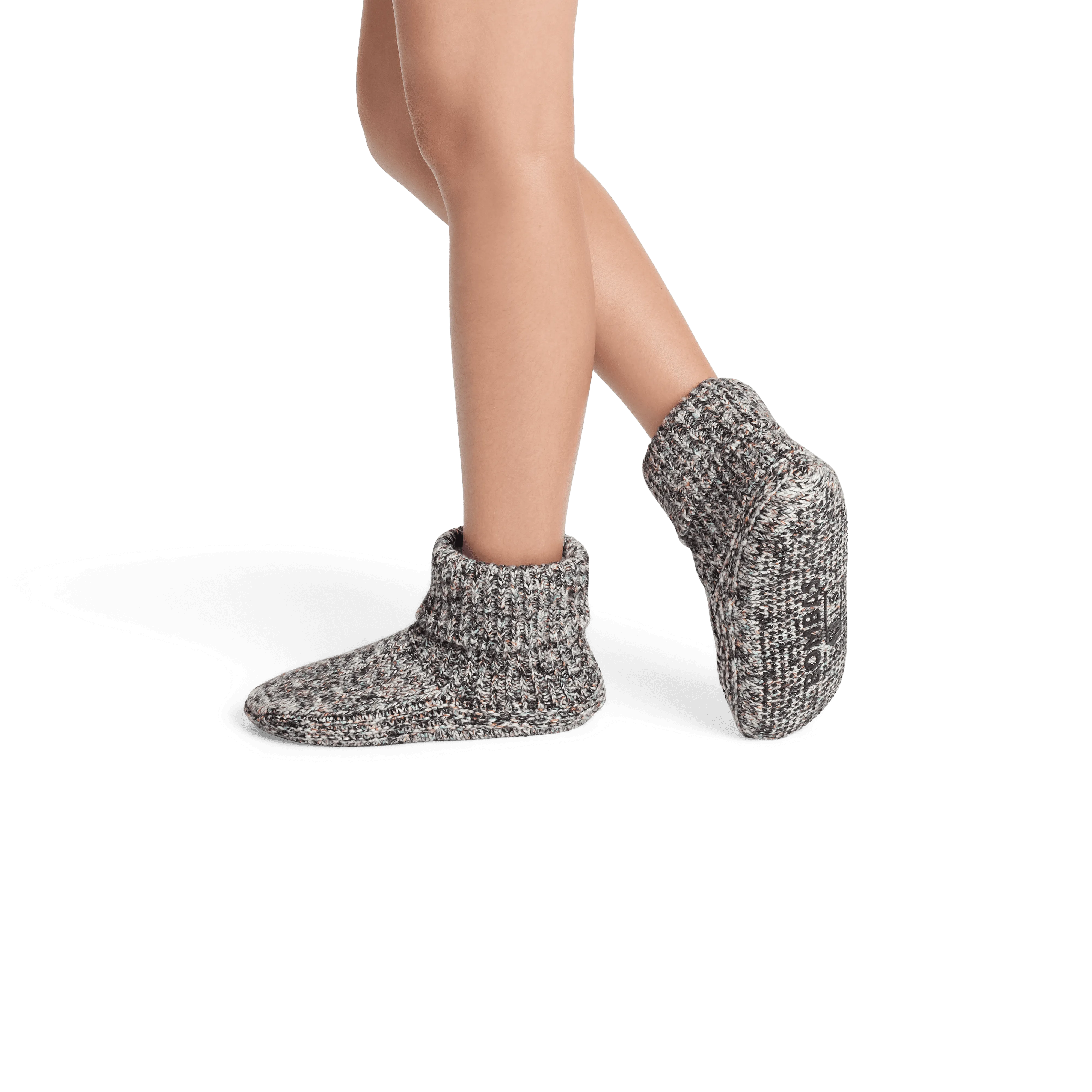 Youth Gripper Slipper Bootie - Sherpa-Lined